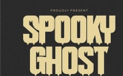 Spooky Ghost - Halloween Display Font
