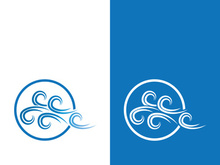 Wind icon vector illustration design template