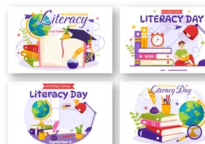 15 International Literacy Day Illustration
