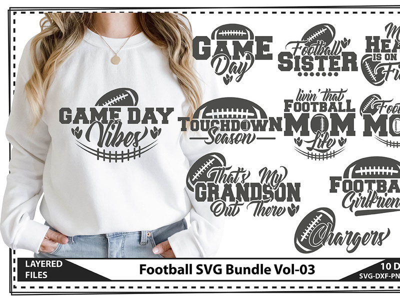 Football SVG Bundle Vol-03