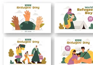 9 World Refugee Day Illustration
