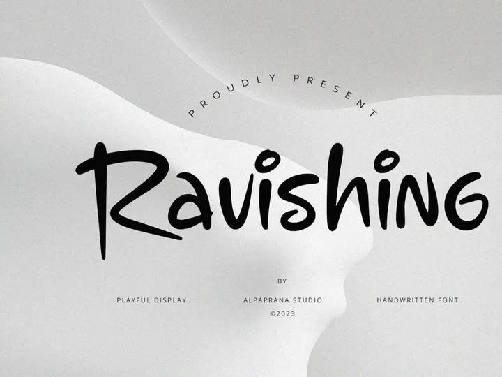 Ravishing - Display Font