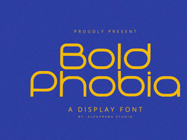 Bold Phobia - Display Font preview picture