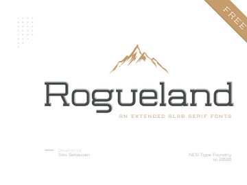 NCS Rogueland Slab - FREE FONT preview picture