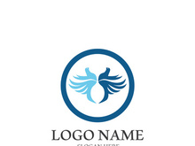 Dove bird logo vector design illustration