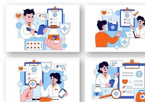 10 Medical Anamnesis Consultation Illustration