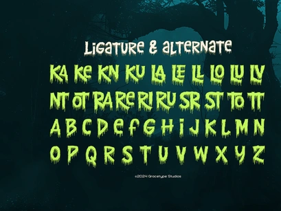 Spillknot | Dripping Horror Font