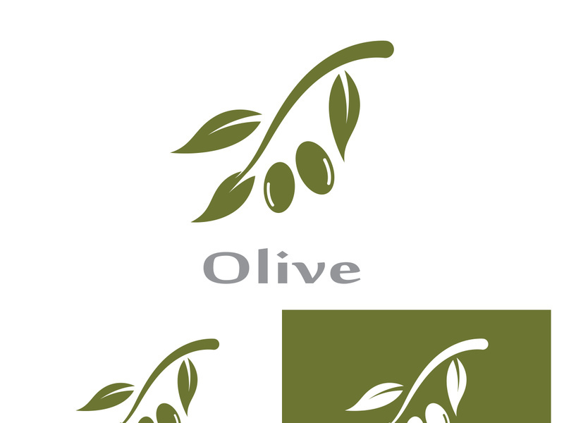 Olive fruit logo design.