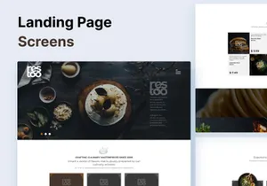 Restoo | Restaurant Landing Page UI Kit