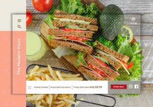 Restaurant Web Landing Page