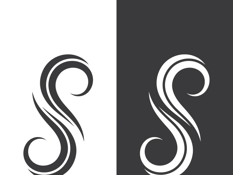 Business corporate S letter logo design vector