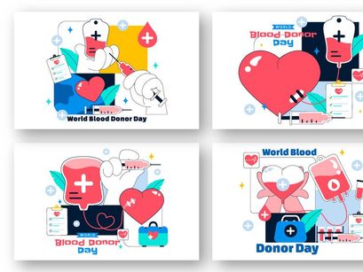 10 World Blood Donor Day Illustration