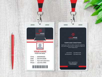 Professional ID Card Template