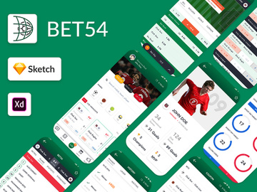 Sport Bets App UI Kit preview picture