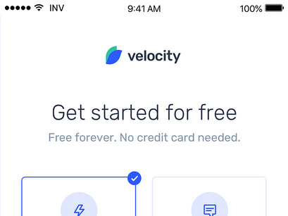Velocity by Invision - React-Native App