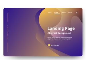 Asbtract background Landing page template vol 4