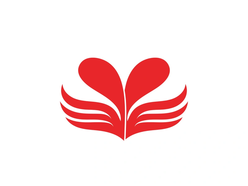 Love wing  Logo and symbols Vector Template