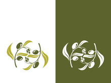 Extra virgin olive oil logo icon design vector illustration