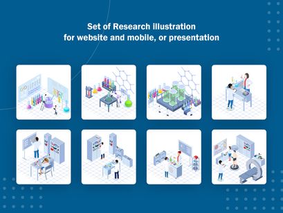 [Vol. 12] Research - Landing Page Illustration