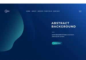 Abstract Geometric Waves UI UX Background