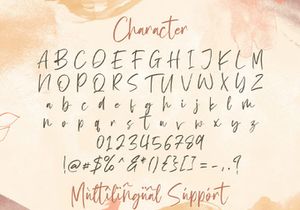 Angelwine - Handwritten Font