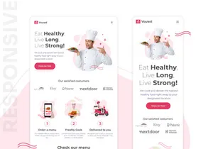 Vouwd - Landing Page for Healthy Food