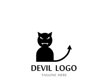 Devil logo design with a modern concept. preview picture