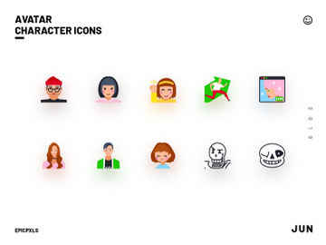Avatar Character Icons preview picture