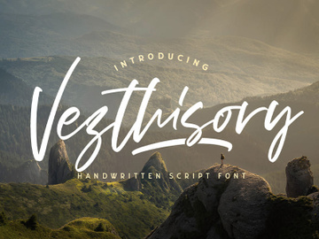 Vezthisory - Handwritten Font preview picture