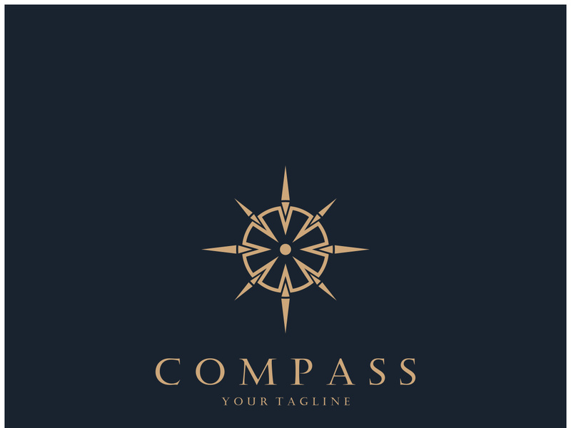 compass icon isolated on background.modern flat compass pictogram,business,marketing,internet concept.trendy simple vector symbol for websitedesign or button to mobile app.logo illustration.