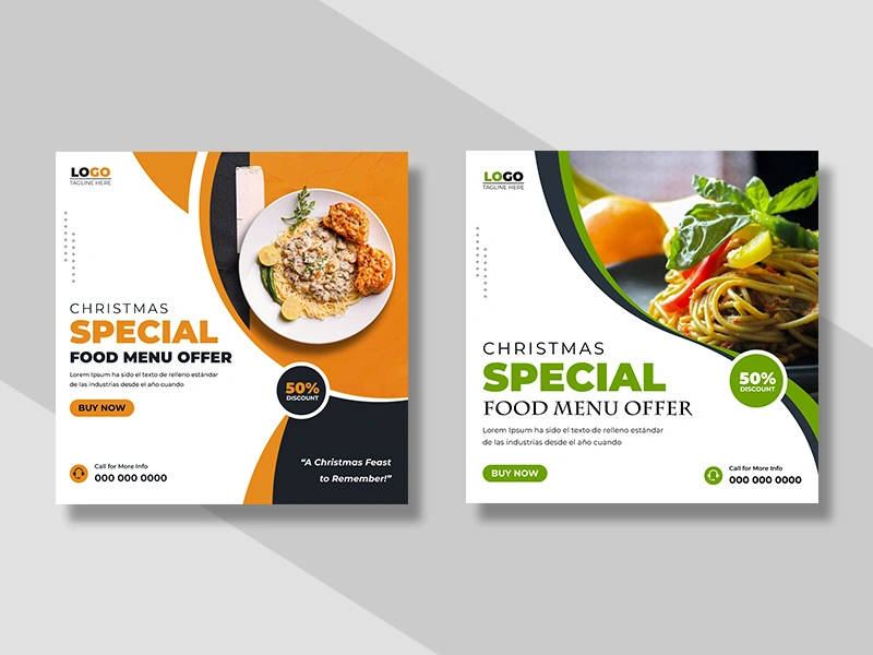 Food Menu Instagram Post Banner Ver-1