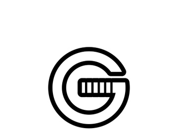 G Letter vector illustration icon preview picture