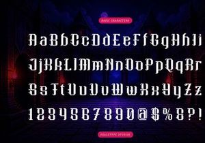 Morglitch | Pixelated Font