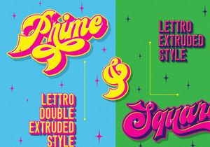 Lettro | Retro Layered Script