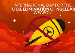 10 Day for the Elimination of Nuclear Weapon Illustration