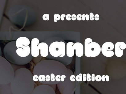 Shanber - easter font
