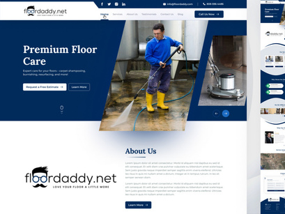 Floor Cleaning Services UI Kit