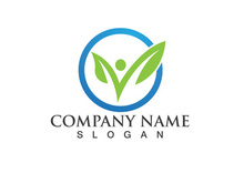 Health life people tree leaf green logo