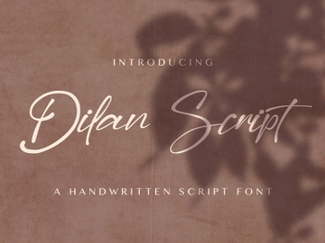 Dilan Script - Handwritten Font preview picture