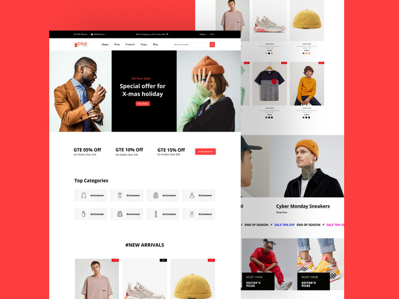 E-commerce- Website Design