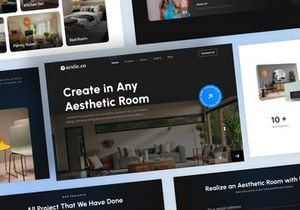 aestic.co - Interior Design Landing Page