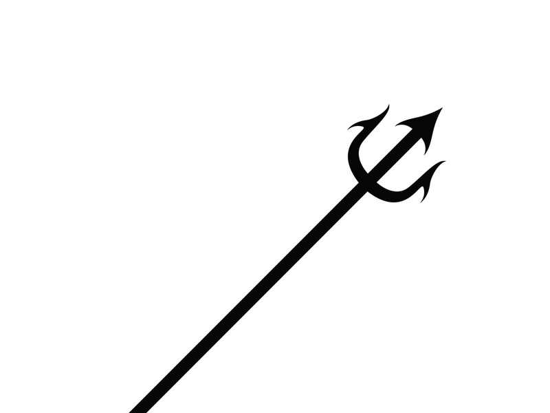 Trident Logo Template vector icon illustration design