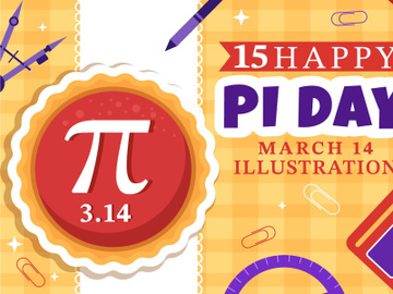 15 World Pi Day Illustration preview picture
