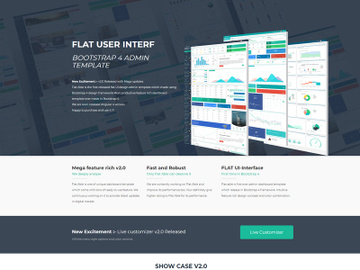 Flat Able Angular 9 Admin Template preview picture