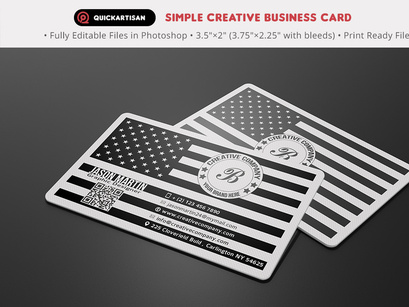 Creative Corporate Business Card Template V10