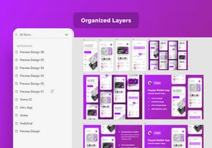 Wallet Mobile App UI Kits