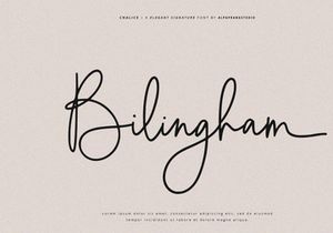 Chalice - Signature Font