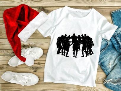 A group of people pulling on a rope in unison with strength and unity