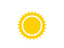 Sun Vector illustration Icon