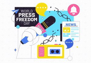 10 World Press Freedom Day Illustration
